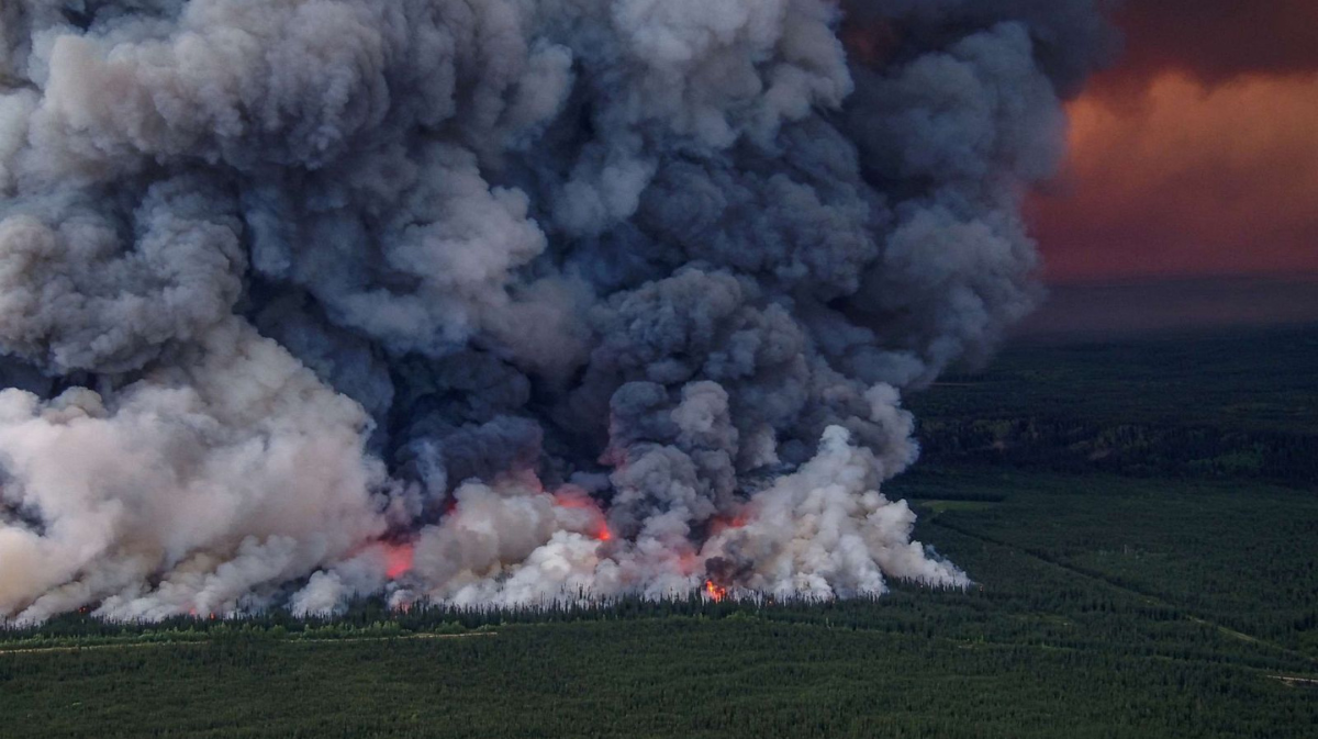 Wildfires affecting air quality