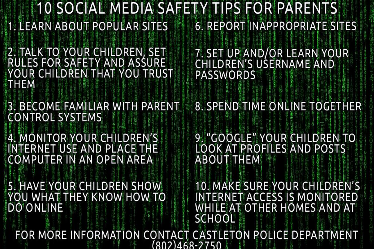 10 Social Media Safety Tips for Parents