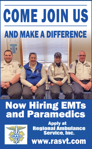 Come Join Us, Now Hiring EMTs and Paramedics, Regional Ambulance