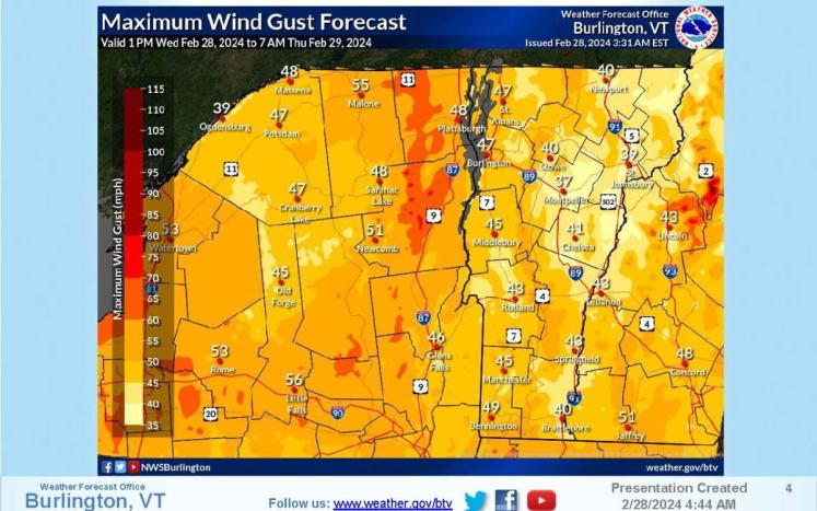 High Winds, Severe Thunderstorms & Freezing Temps
