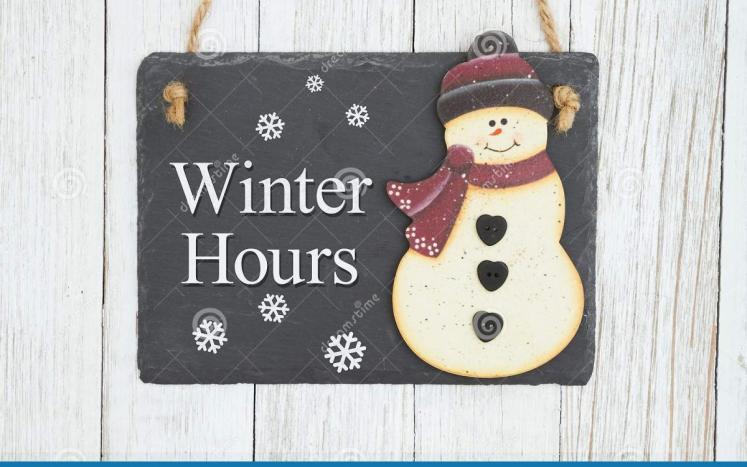 Winter Hours